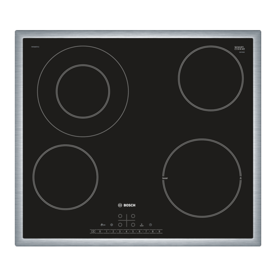 Bosch PKF6 Serie Manual De Usuario