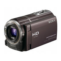 Sony Handycam HDR-XR160 Guia Practica