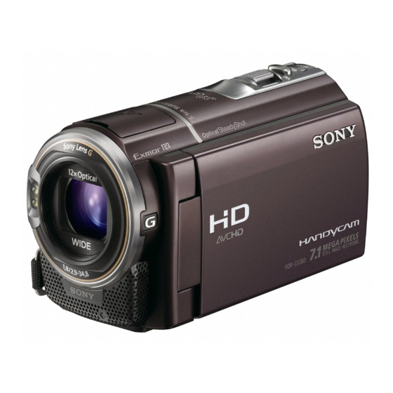 Sony Handycam HDR-CX360 Guia Practica