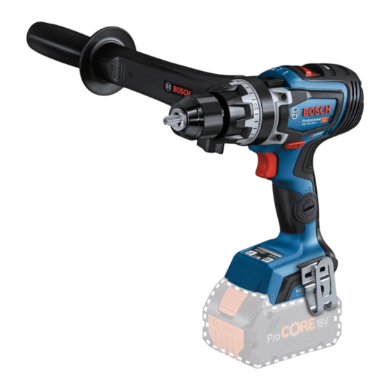 Bosch HEAVY DUTY GSR Professional 18V-150 C Manual Original