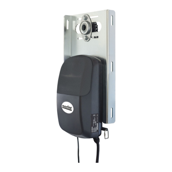 Motorline professional KVM25 Manual Del Utilizador/Instalador