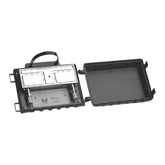 Alcad 903 Serie Manual De Instrucciones