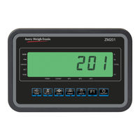 Avery Weigh-Tronix ZM201 Serie Instrucciones Del Usuario