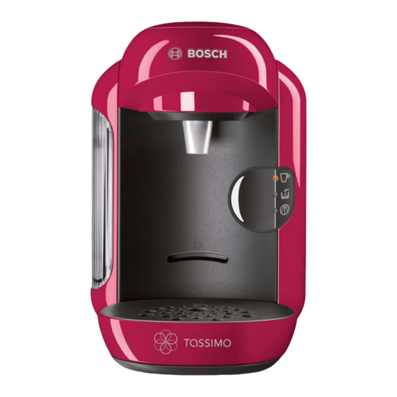 Bosch Tassimo Vivy TAS1401 Manuales