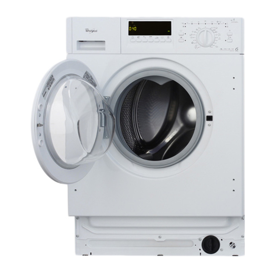 Whirlpool AWOC 0714 - Tabla de Programas e Instrucciones de la Lavadora