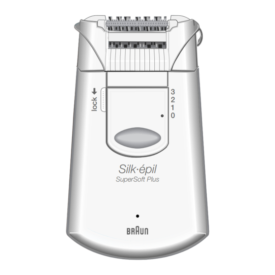 Braun Silk-épil SuperSoft Plus EE 1670 Manual De Instrucciones