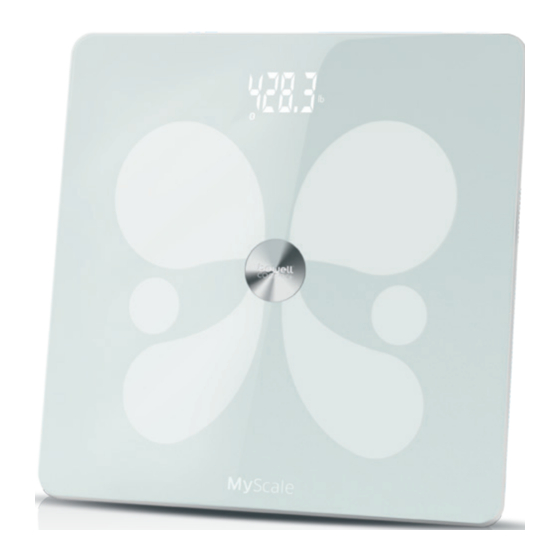 bewell connect MyScale Initial BW-SC3 Manual De Instrucciones