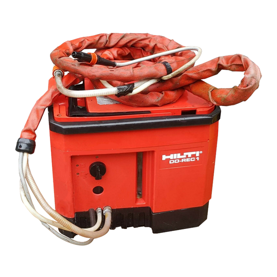 Hilti DD-REC 1 Manual De Instrucciones