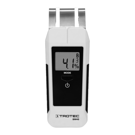 Trotec BM40 Manual De Instrucciones