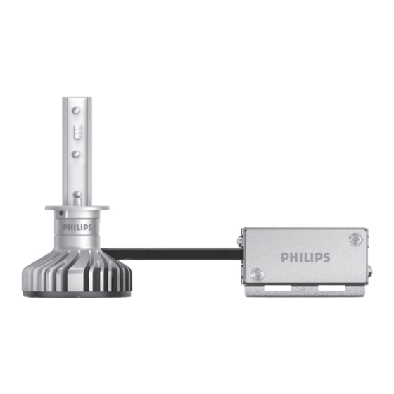 Philips X-tremeUltinon LED-HL[≈H1] Manual Del Usuario