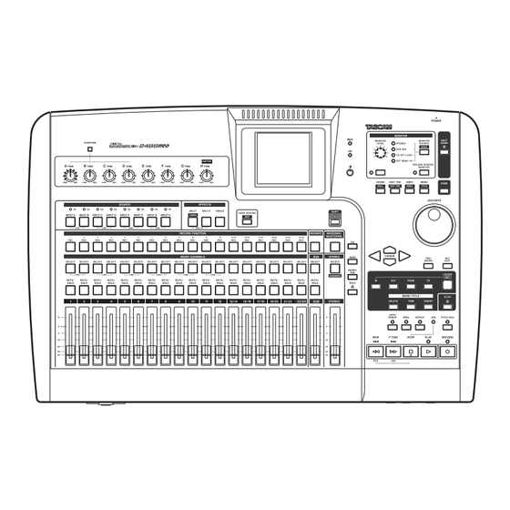 TEAC PROFESSIONAL TASCAM 2488neo Manual De Instrucciones
