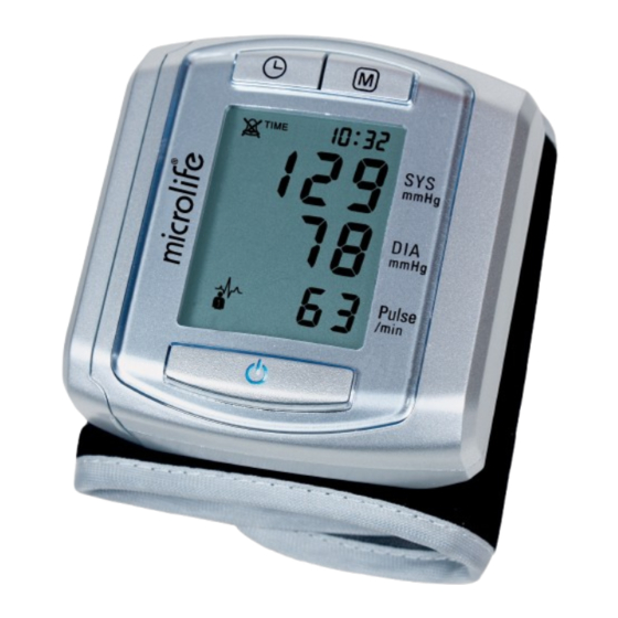 Microlife BP W90 Manual De Instrucciones