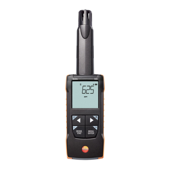 testo 535 Manual De Instrucciones