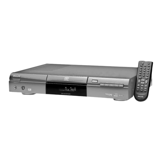 Philips DVD720 Manuales