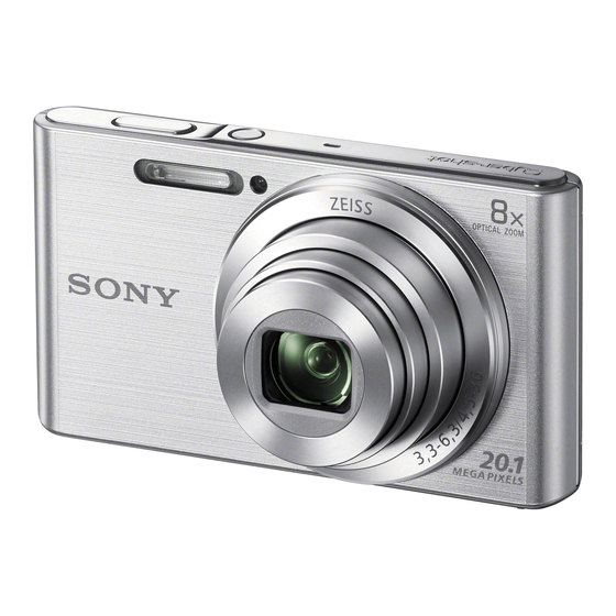 Sony Cyber-shot DSC-W830 Manual De Instrucciones