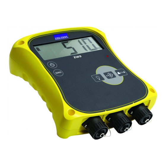 Tru-Test EziWeigh5i Guia De Inicio Rapido