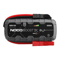 NOCO Boost X GBX155 Guía De Usuario Y Garantía