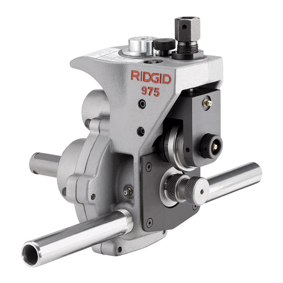 RIDGID 975 Manual De Instrucciones