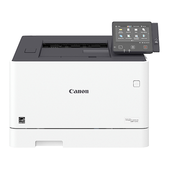Canon Color imageCLASS X LBP1127C Guía De Introducción