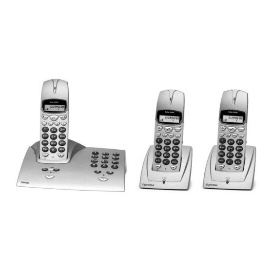 Topcom BUTLER 2920 Serie Manuales