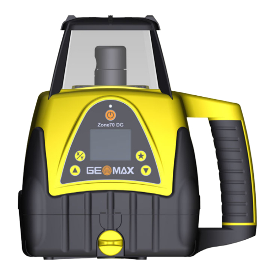 GeoMax Zone70 DG Manuales