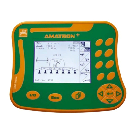 Amazone AMATRON + Instrucciones De Servicio