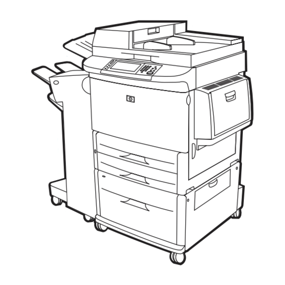 HP LaserJet 9040mfp Guía De Instalación Inicial