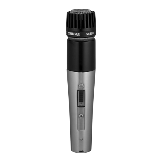 Shure 545SD-LC Manual De Instrucciones