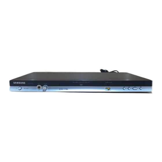 Samsung DVD-P270K Manual De Instrucciones