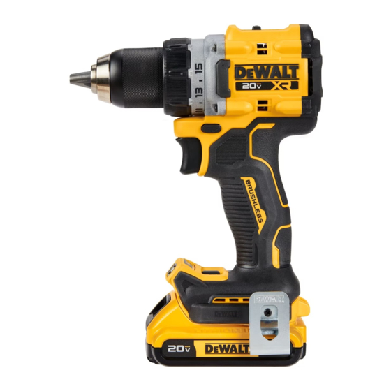 DeWalt XR DCD800 Manual De Instrucciones