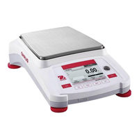 OHAUS Balanzas Adventurer Serie Manual De Instrucciones