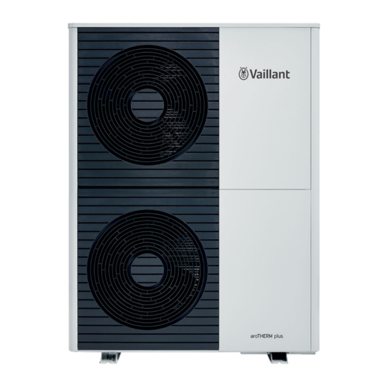 Vaillant aroTHERM plus VWL 125/6 A 230V S3 Instrucciones De Funcionamiento