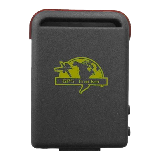 GPS Tracker TK102 Manual De Usuario