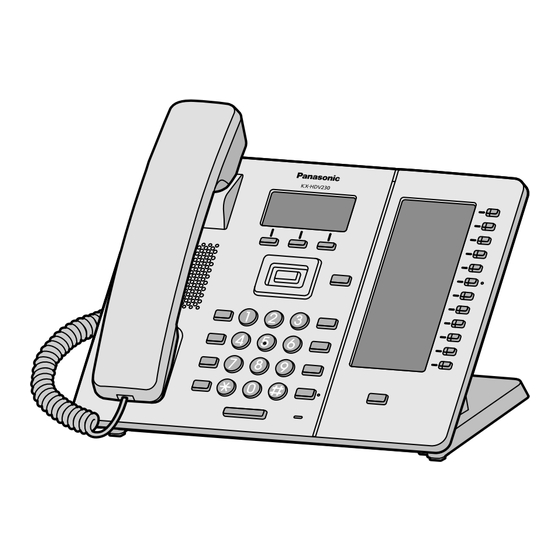 Panasonic KX-HDV230 Instrucciones De Funcionamiento
