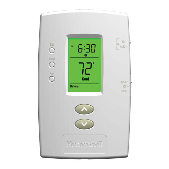 Honeywell PRO TH1000 Serie Guia De Instalacion