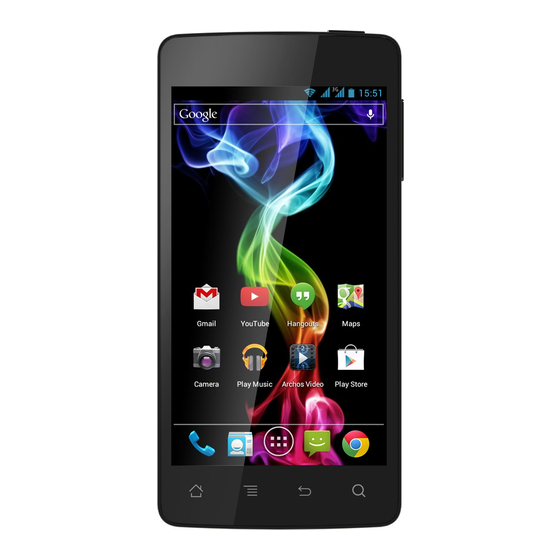 Archos 45 Platinum Manual De Instrucciones