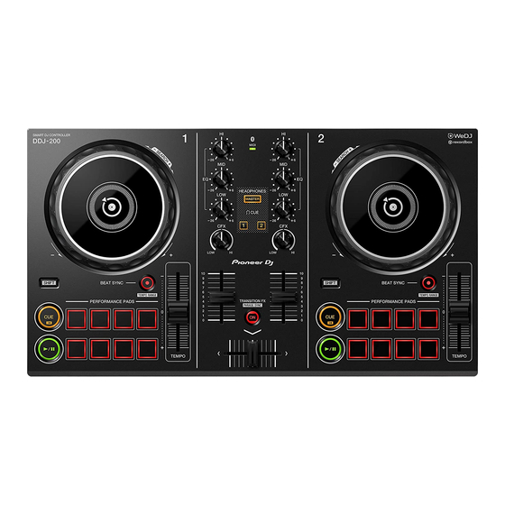 Pioneer DDJ-200 Manuales