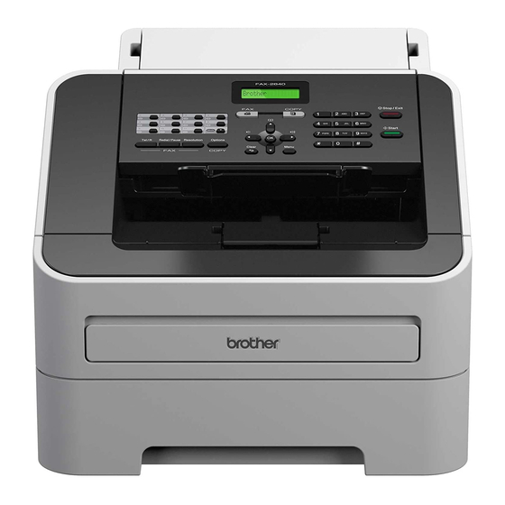 Brother FAX-2840 Guía De Configuración Rápida