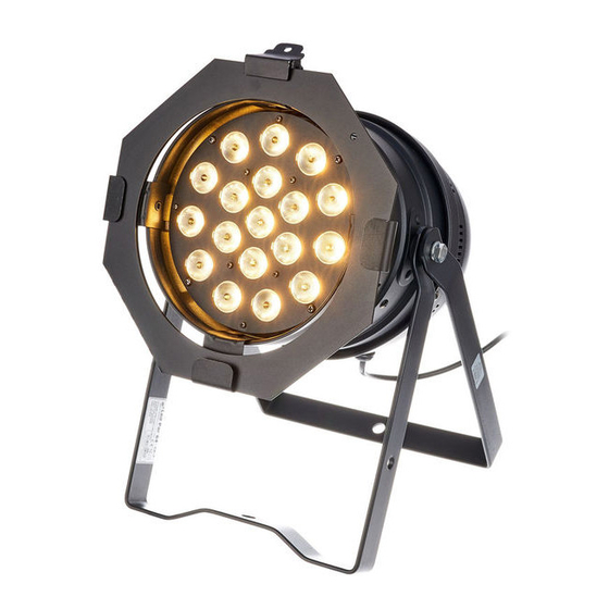 thomann Stairville Par Led 64 CX-7 CW/WW/A Manual De Instrucciones