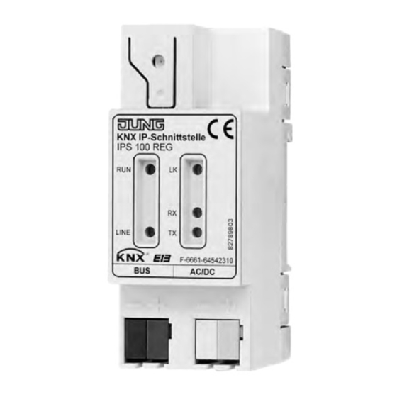 Jung IPS 100 REG Manual De Instrucciones