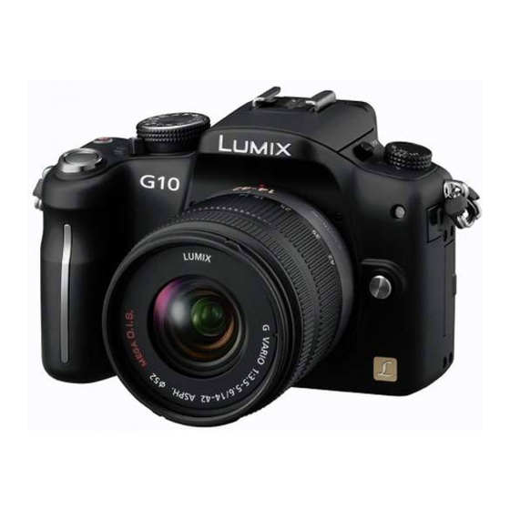 Panasonic DMC-G10K Manuales