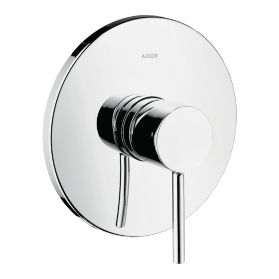 Hansgrohe AXOR Starck 10616 Serie Manual Del Usuario