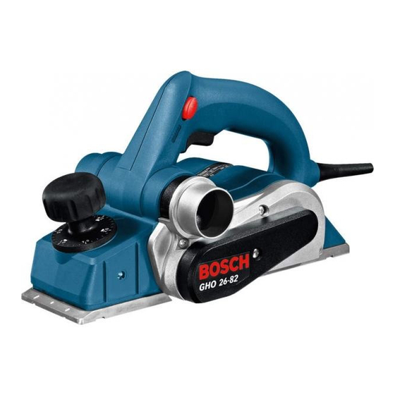 Bosch GHO 26-82 Instrucciones De Servicio