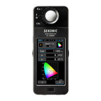 Sekonic SPECTROMASTER C-7000 Manual De Uso