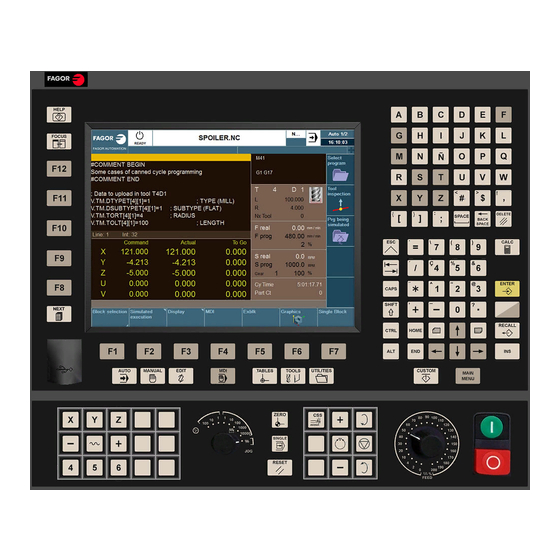 Fagor CNC 8070 Manual Original