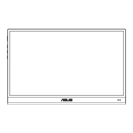 Asus ZenScreen MQ13AH Guia Del Usuario