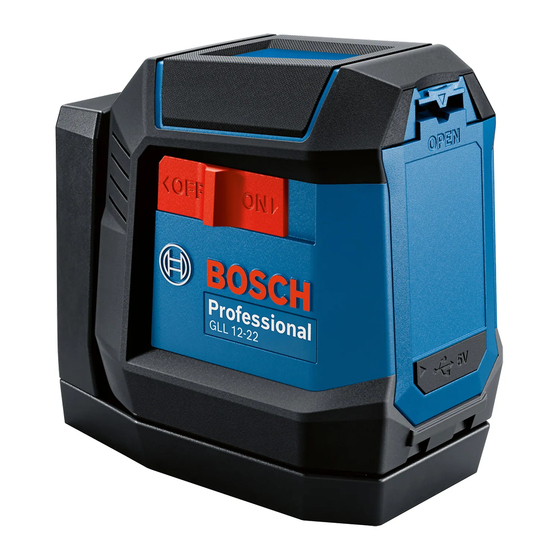 Bosch Professional GLL 12-22 Manual Original
