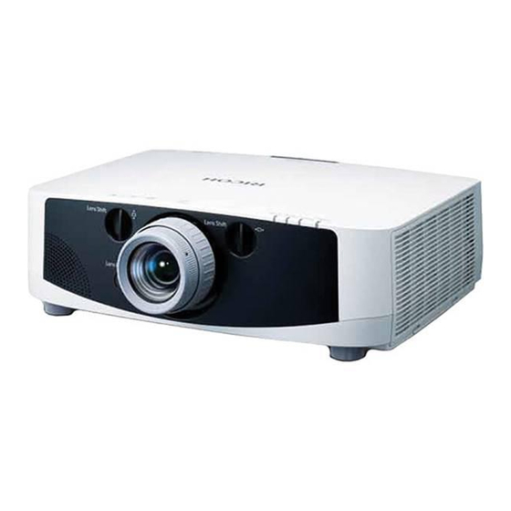 Ricoh PJ WX6170n Manual De Instrucciones