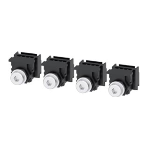 Siemens 3VA911 0QA00 Serie Instructivo