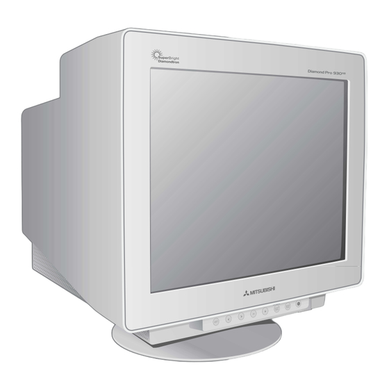 Mitsubishi Diamond Pro 930SB Manual Del Usuario